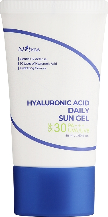 Sunscreen Face Gel - IsNtree Hyaluronic Acid Daily Sun Gel SPF 30 PA+++ UVA/UVB — photo N1