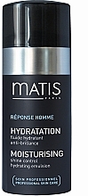 Fragrances, Perfumes, Cosmetics Oil Control Emulsion - Matis Reponse Homme Moisturising Shine Control Hydrating Emulsion