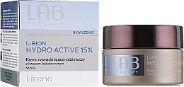 Fragrances, Perfumes, Cosmetics Moisturizing & Nourishing Face Night Cream - Lirene Lab Therapy Moisture L-Bion Hydro Active 15% Cream