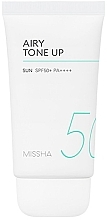 Fragrances, Perfumes, Cosmetics Facial Sun Cream - Missha Airy Tone Up SPF50+ Pa++++