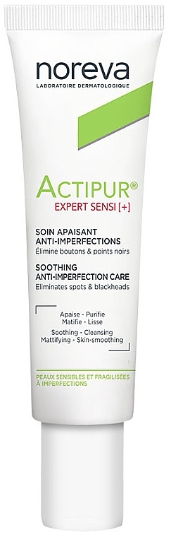 Problematic Skin Softening Cream-Gel - Noreva Actipur Expert Sensi [+] Soothing Anti-Imperfection Care — photo N1