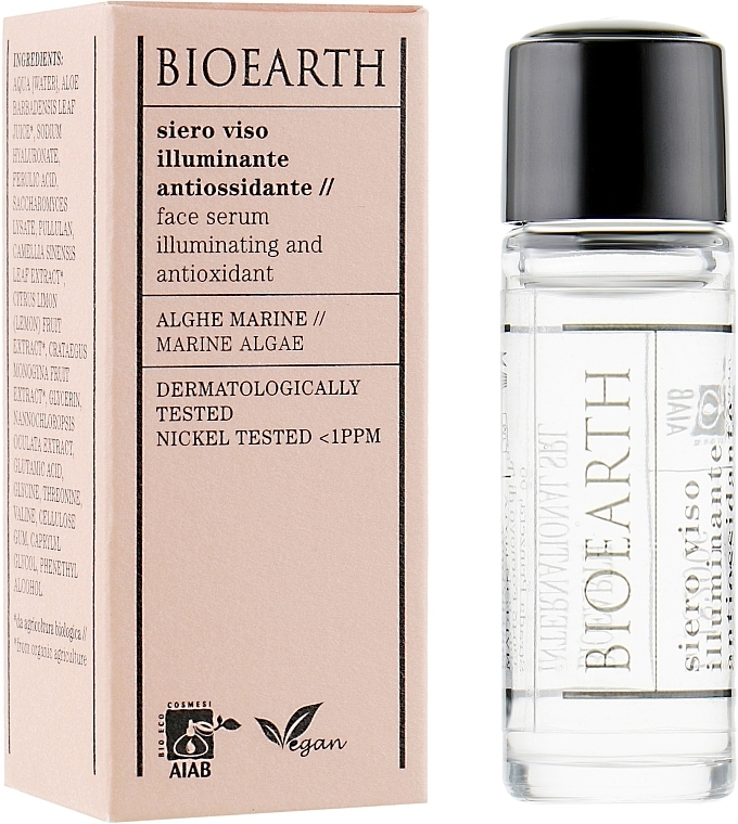 Antioxidant Brightening Face Serum - Bioearth Brightening & Antioxidant Serum (mini size) — photo N1