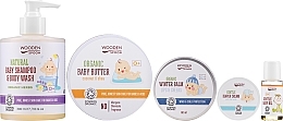 Fragrances, Perfumes, Cosmetics Set - Wooden Spoon Winter Baby (shm/300ml + butter/100ml + lip/balm/60ml + diaper/cr/15ml + oil/10ml)