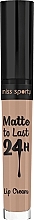 Fragrances, Perfumes, Cosmetics Matte Lipstick - Miss Sporty Matte To Last 24h Lip Cream
