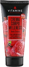 Pomegranate & Currant Body Cream - Vitamine Wellness Body Cream — photo N1