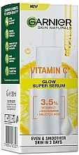 Super Glow Face Serum with Vitamin C - Garnier Skin Naturals Vitamin C Serum — photo N2