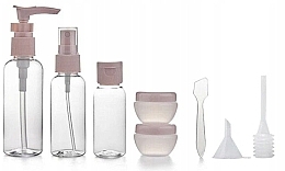 Fragrances, Perfumes, Cosmetics Travel Tank Set - Ecarla 8-in-1 Travel Bottle Set