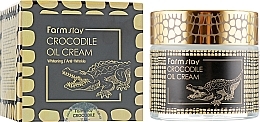 Fragrances, Perfumes, Cosmetics Crocodile Oil Face Cream - FarmStay Crocodile Oil Cream