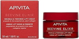 Firming & Lifting Anti-Wrinkle Rich Cream - Apivita Beevine Elixir Wrinkle & Firmness Lift Cream Rich Texture — photo N2