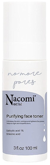 Pore Cleansing Toner - Nacomi Next Level Purifying Face Toner — photo N1