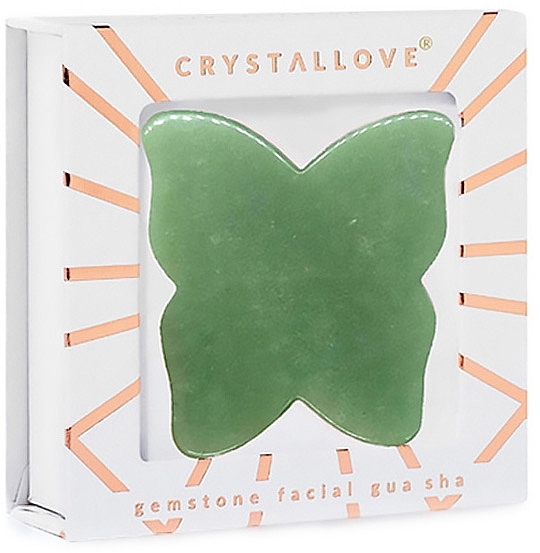 Facial Massager - Crystallove Butterfly Aventurine Gua Sha — photo N2