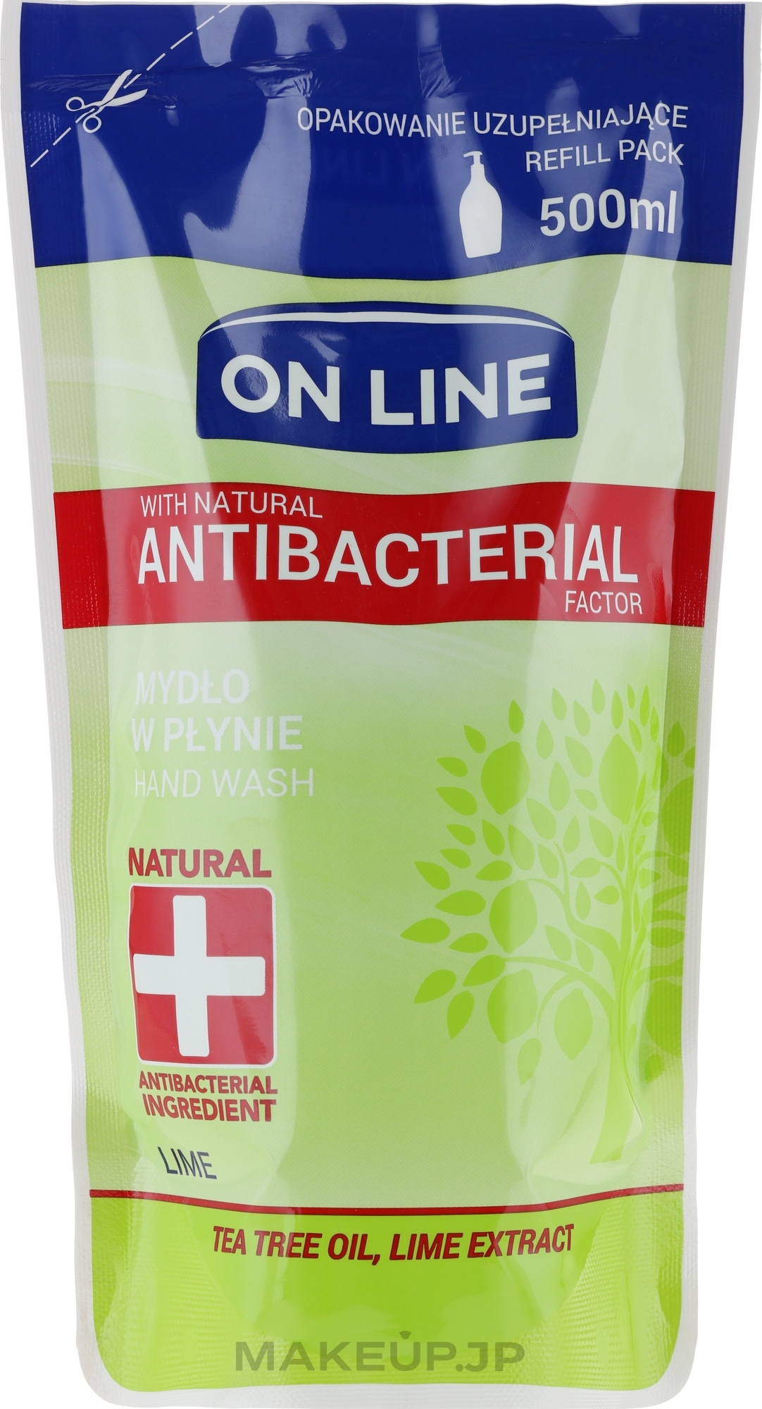 Liquid Soap "Lime" - On Line Lime Liquid Soap (Refill) — photo 500 ml