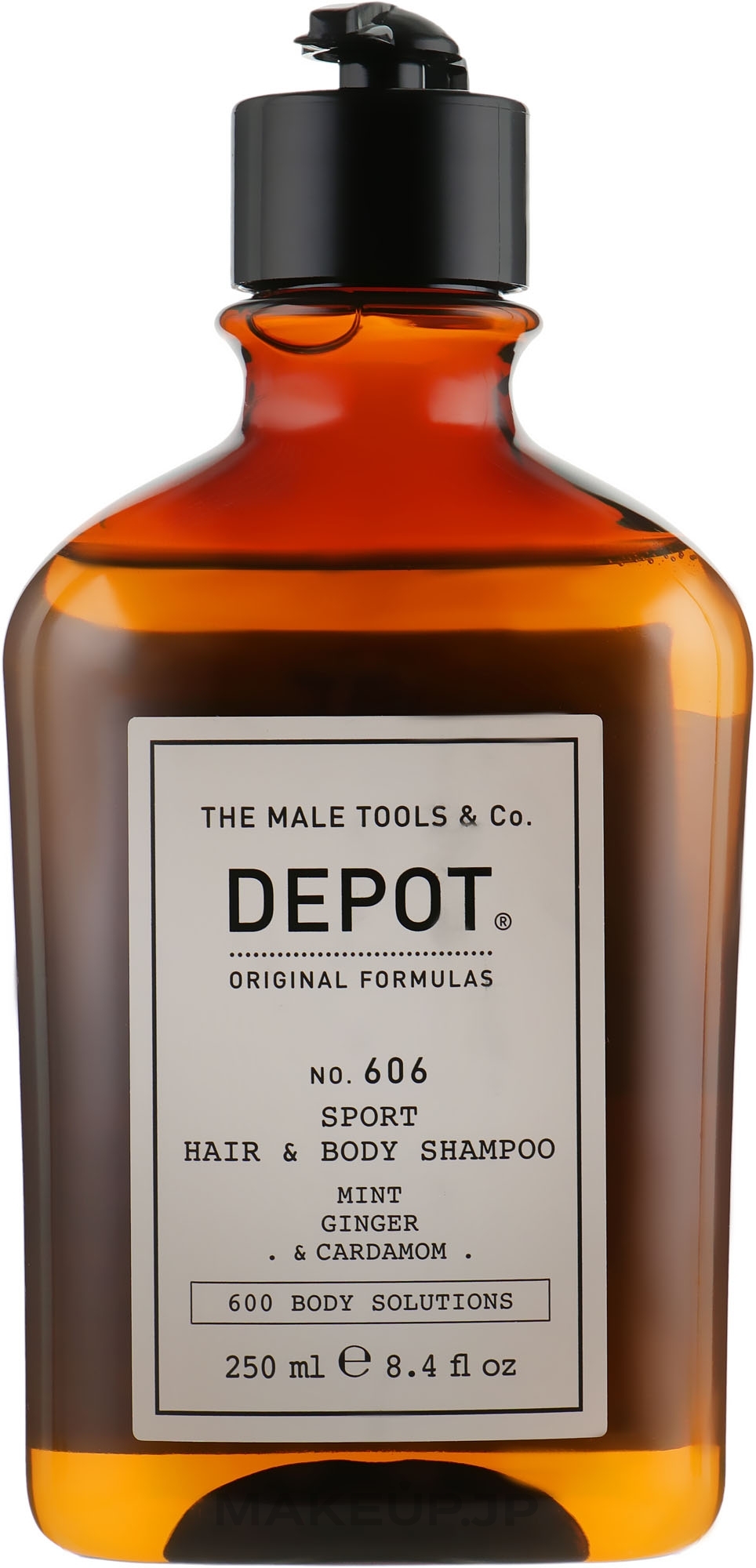 Refreshing Hair & Body Wash - Depot Hair Cleansings 606 Sport Hair&Body Shampoo — photo 250 ml