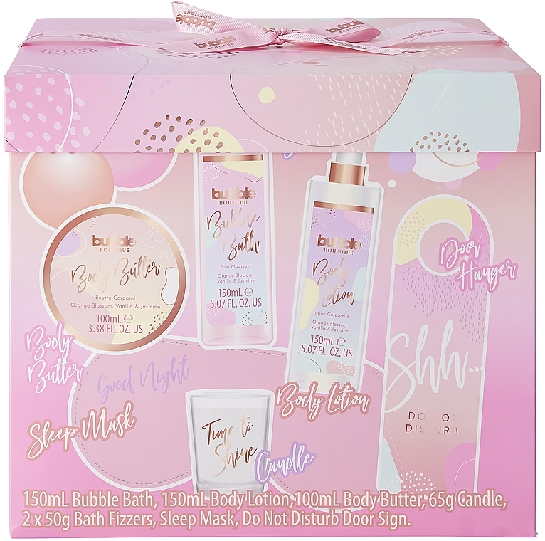 Set, 7 products - Style & Grace Bubble Boutique Ultimate Pamper — photo N1