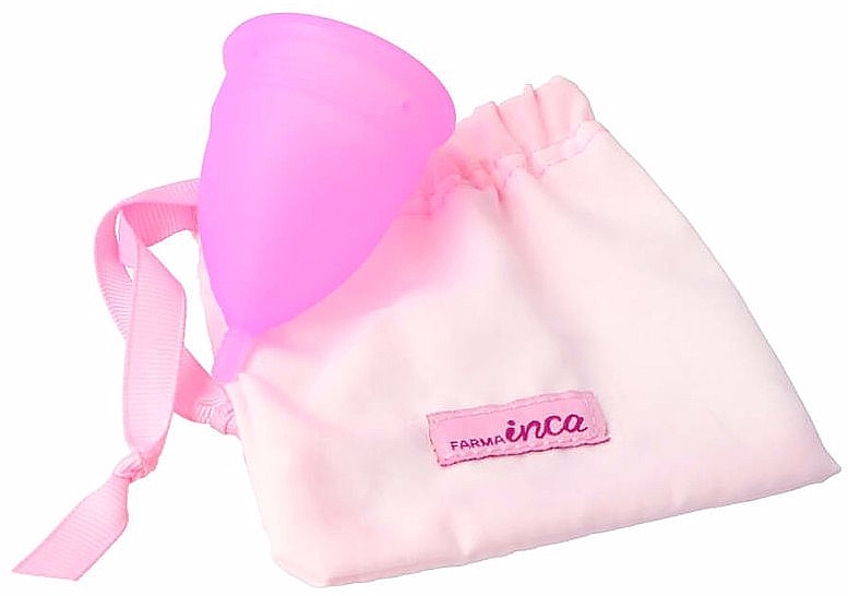 Large Menstrual Cup, pink - Inca Farma Menstrual Cup Large — photo N2