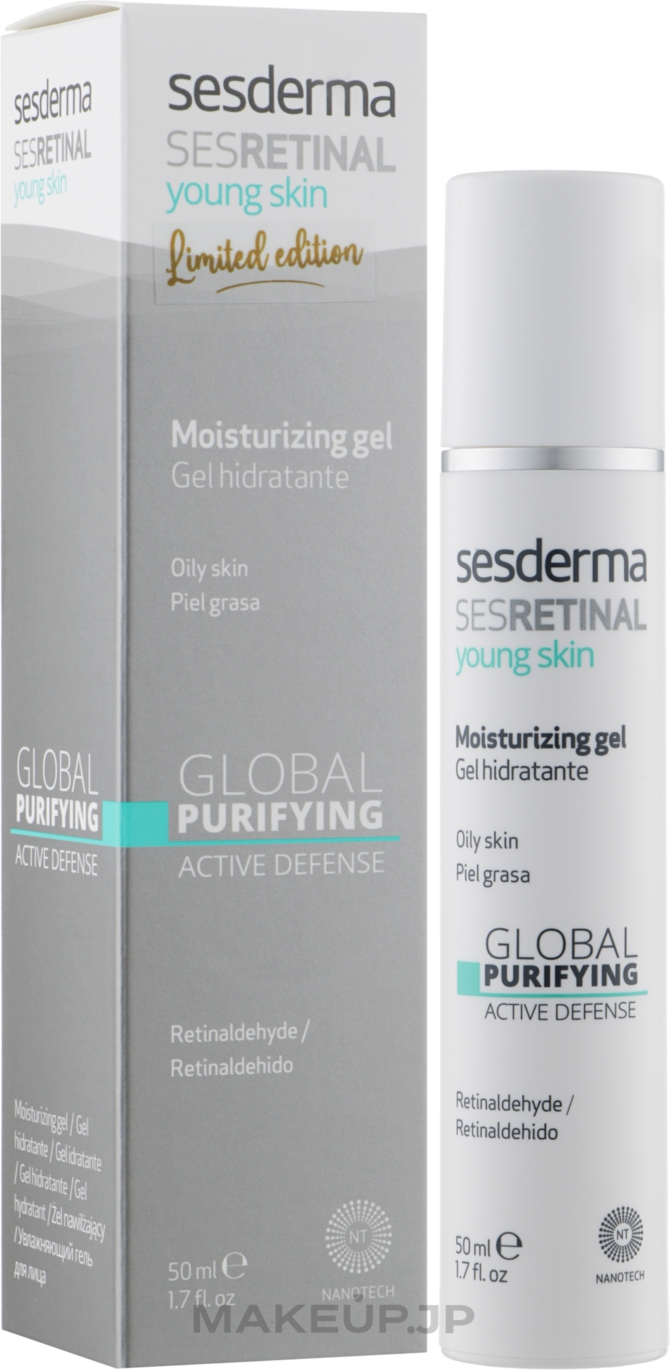 Gel for Oily Skin - SesDerma Laboratories Sesretinal Young Moisturizing Gel — photo 50 ml