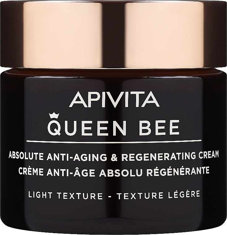 Anti-Aging Regenerating Face Cream - Apivita Queen Bee Absolute Anti Aging & Regenerating Light Texture Cream — photo N1