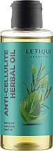 Fragrances, Perfumes, Cosmetics Anti-Cellulite Cryo Oil - Letique Cosmetics Anti-Cellulite Herbal OiI