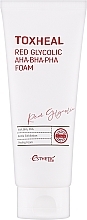 Glycolic Acid Face Wash - Esthetic House Toxheal Red Glycolic AHA-BHA-BHA-PHA Foam — photo N1