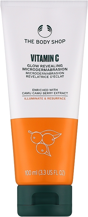 Face Peeling - The Body Shop Vitamin C Glow Revealing Microdermabrasion New Pack — photo N1