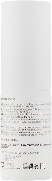 Root Volume Powder - IdHair Elements Xclusive Play Powder Boost — photo N2