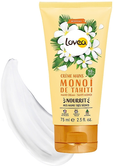 Monoi Hand Cream - Lovea Hand Cream Tahiti Monoi — photo N9