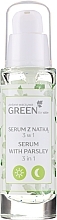 Fragrances, Perfumes, Cosmetics 3 in 1 Parsley Serum-Gel for Face, Neck and Decollete - Floslek Green For Skin Serum