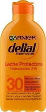 Fragrances, Perfumes, Cosmetics Sunscreen Milk - Garnier Ambre Solaire Delial Protective Moisturizing Milk SPF30