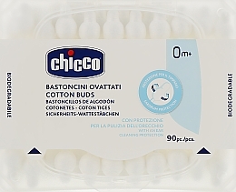 Cotton Buds with Stopper, 90 pcs - Chicco — photo N6