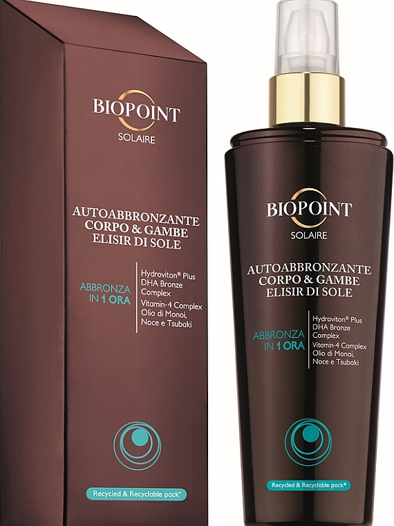 Body Self-Tan - Biopoint Solaire Autoabbronzante Corpo & Gambe — photo N1