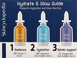 Fragrances, Perfumes, Cosmetics Set - Skincyclopedia Hydrate & Glow Guide Set (ser/3x15ml)