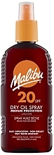 Fragrances, Perfumes, Cosmetics Protective Dry Oil - Malibu Dry Oil Spray Medium Protection Very Water Resistant SPF 20