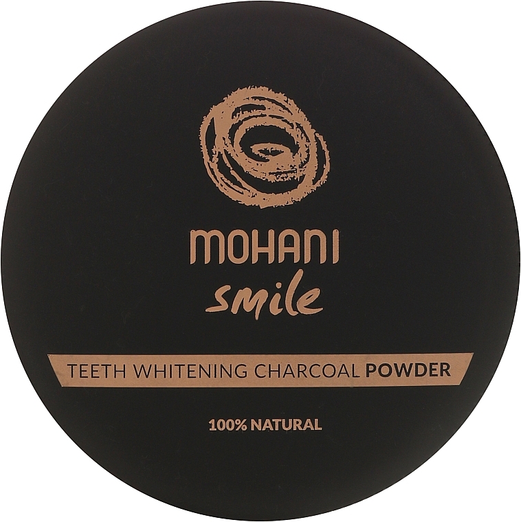 Whitening Tooth Powder - Mohani Smile Teeth Whitening Charcoal Powder — photo N2