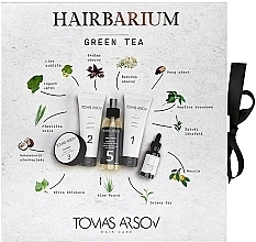 Set - Thomas Arsov Hairbarium Green Tea (shmp/250ml + h/cond/250ml + mask/250ml + h/oil/50ml) — photo N1