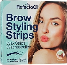 Wax Strips for Eyebrows - RefectoCil Brow Styling Wax Strips — photo N1