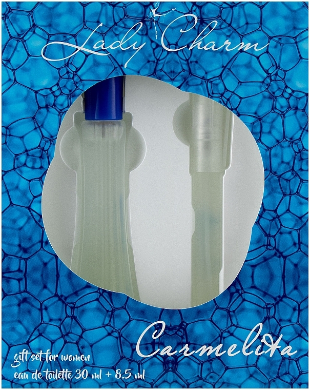 Aroma Parfume Lady Charm Carmelita - Set (edt/30ml + edt/mini/8,5ml) — photo N1