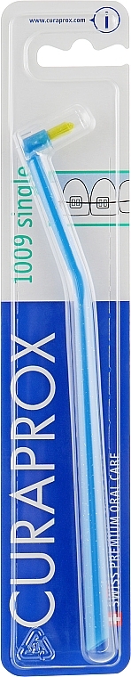 Mono Toothbrush "Single CS 1009", dark blue-light green - Curaprox — photo N1