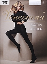 Women's Tights "Satin", 40 Den, bianco - Veneziana — photo N1