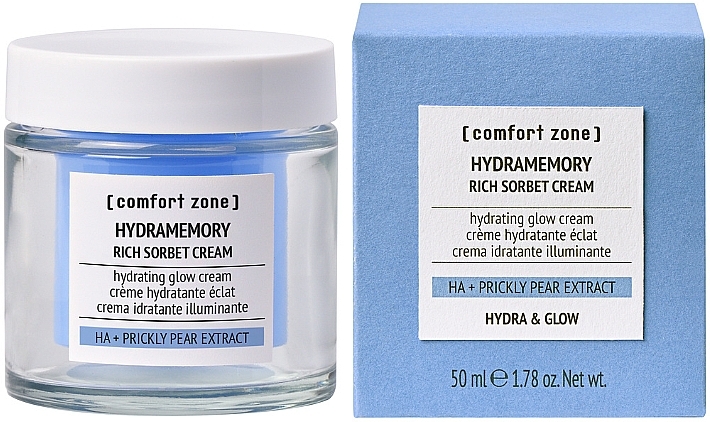 Rich Sorbet Cream for Deep Hydration & Radiance - Comfort Zone Hydramemory Rich Sorbet Cream Refill — photo N2