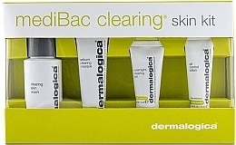 Fragrances, Perfumes, Cosmetics Set - Dermalogica Medibac Clearing Kit ( gel/50ml + mask/22ml + gel/15ml + lotion/10ml)