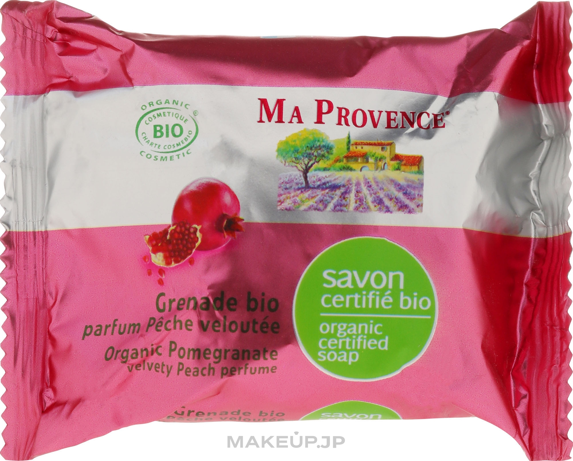 Biorganic Soap with Pomegranate Scent - Ma Provence Organic Soap — photo 75 g