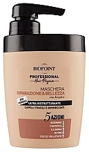 Fragrances, Perfumes, Cosmetics Mask for Fragile & Damaged Hair - Biopoint Riparazione&Bellezza Mask