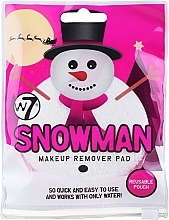Fragrances, Perfumes, Cosmetics Makeup Remover Sponge - W7 Snowman Makeup Remover Pad