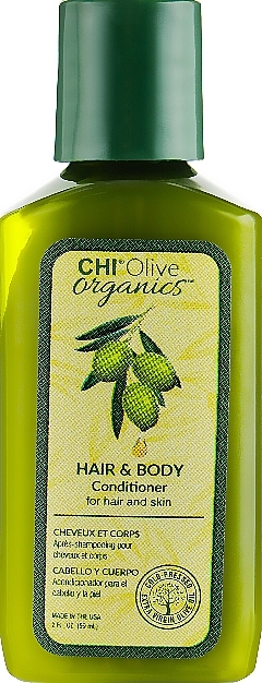Hair and Body Conditioner with Olive - Chi Olive Organics Hair And Body Conditioner — photo N1