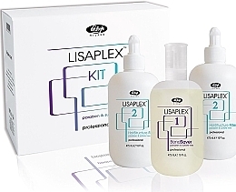 Fragrances, Perfumes, Cosmetics Hair Repair Set - Lisap Lisaplex Intro Kit (h/fluid/475ml + 2xh/filler/475ml)