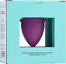 Menstrual Cup, model 1, lilac - Lunette Reusable Menstrual Cup Purple Model 1 — photo N8