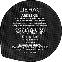 Day Face Cream - Lierac Arkeskin The Menopause Day Cream Refill — photo N2