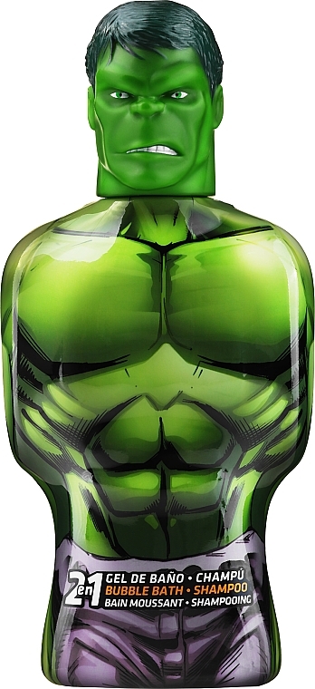 Shampoo-Shower Gel - Marvel Avengers 2 in 1 Shampoo & Shower Gel Hulk — photo N1