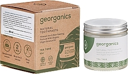 Fragrances, Perfumes, Cosmetics Natural Toothpaste - Georganics Tea Tree Natural Toothpaste