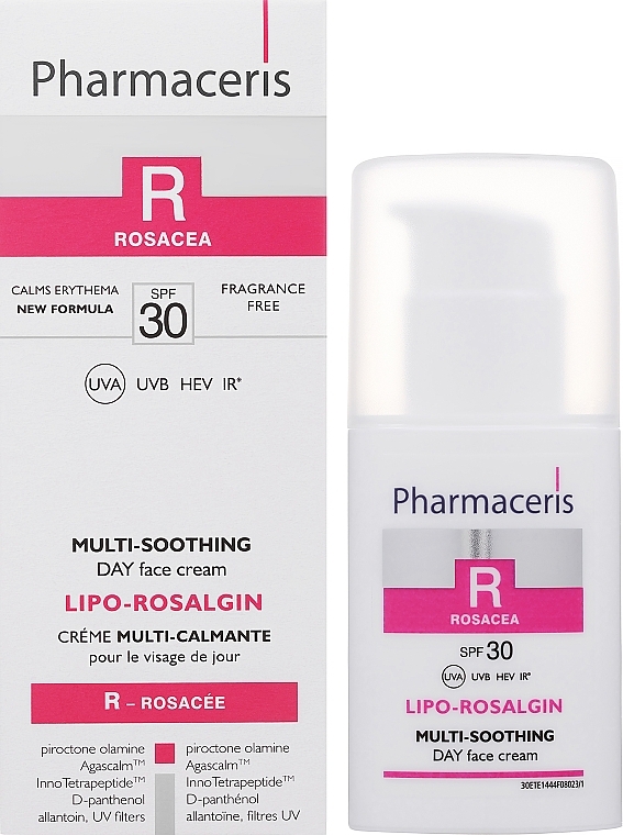 Irritation Soothing Face Cream - Pharmaceris R Lipo Rosalgin Multi-Soothing Cream — photo N1